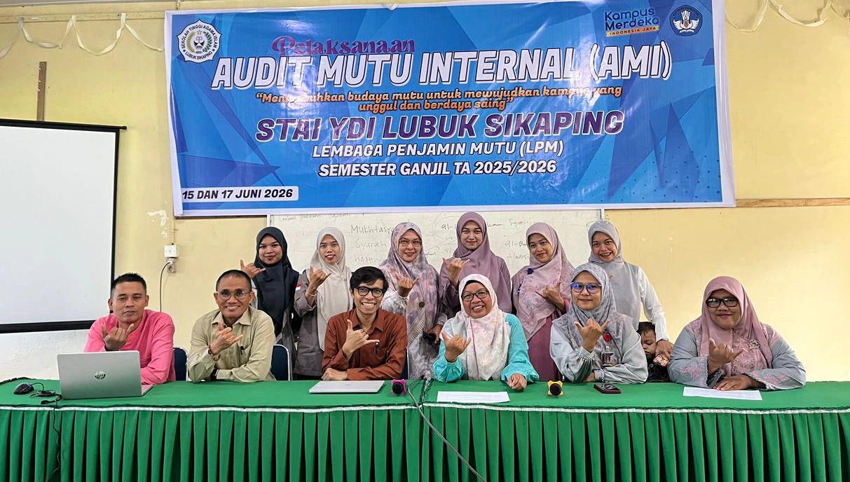 STAI-YDI Lubuk Sikaping Perkuat Budaya Mutu melalui Audit Mutu Internal untuk Mewujudkan Kampus Unggul dan Berdaya Saing